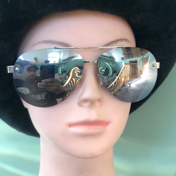 Prada, Women's Grey & Silver Tone No- Rx Sunglasses - Picture 6 of 10